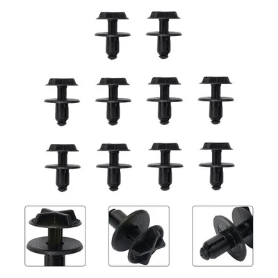 Air Intake Clips Clip Black FOR Parts Plastic Accessories Cover - Image 1 of 4