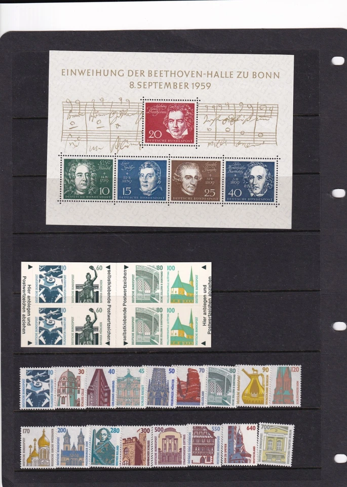 Germany, lot of MNH stamps. - Image 1 of 1