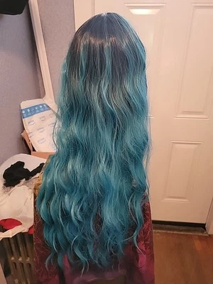 Ombre Black,Blue, Wavy, 26 In..read Discription. B6 - Image 1 of 4