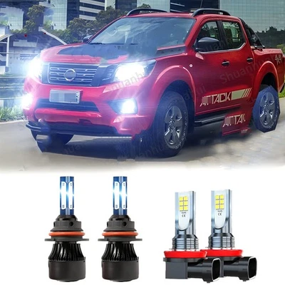 For 2005-2019 Nissan Frontier - LED Headlight High Low Beam Fog Light Bulbs - Image 1 of 4