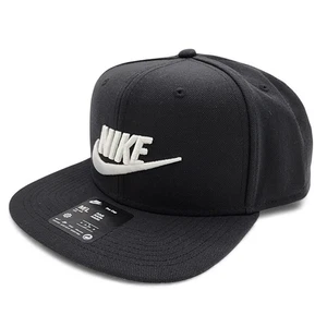 Nike Futura Pro Performance Snapback Hat Mens M/L Snapback Black Adjustable NEW - Picture 1 of 10