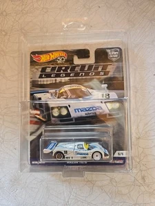New Hot Wheels Car Culture Circuit Legends Mazda 787B White With protector - Picture 1 of 5
