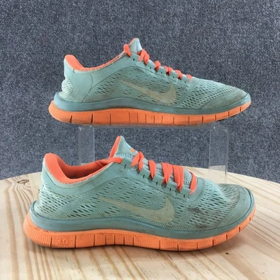 Nike Shoes Womens 6.5 Free 3.0 V5 Running Sneakers Blue Lace Up Low 580392-418 - Image 1 of 4