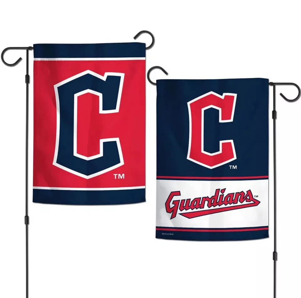 Cleveland Guardians Flag 12x18 Garden Style 2 Sided - Image 1 of 1