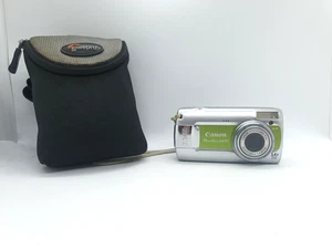 Canon PowerShot A470 Kompaktkamera Grün 7.1MP 3.4x Zoom 4GB SD  - Bild 1 von 13