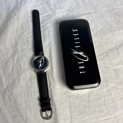 Reloj Vintage X Files Movimiento Japón Acero Inoxidable Trasero Tiene Batería Nueva Raro Foto 1 de 4