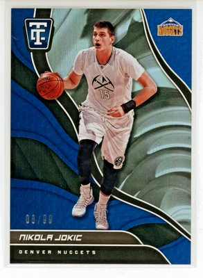Nikola Jokic 2017-18 Panini Totally Certified Blue 8/99 #11 - Image 1 of 3