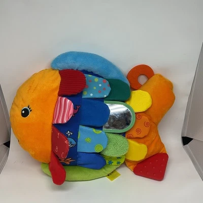 Juguete de peluche para bebé Melissa and Doug Flip Fish aprendizaje sensorial arrugado Foto 1 de 4