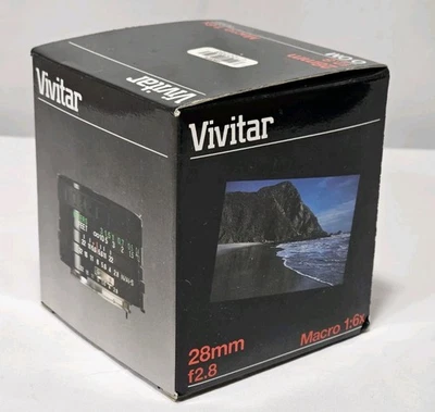 Vivitar 28mm f2.8 Interchangeable Macro 1:6x Lens for Olympus (BRAND NEW!) - Image 1 of 4