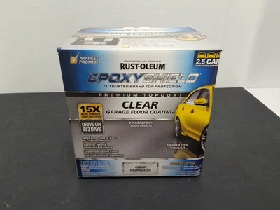 NEW - Rust-Oleum 1 gal Brands 292514 Clear EpoxyShield Premium CLEAR  Coating - Image 1 of 4