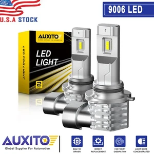 AUXITO LED Fog Driving Light 9006 HB4 6500K Super Bright Bulbs 4000LM 40W 2PCS - Imagen 1 de 10