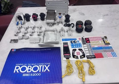 Robotix R-2000 Parts Lot Decals Stickers Instructions And More - Image 1 of 4