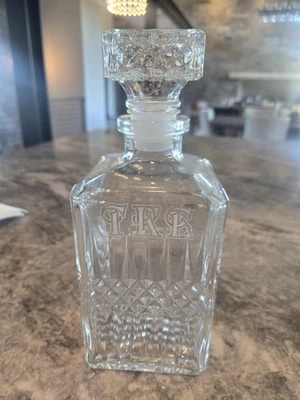 TKE TAU KAPPA EPSILON DECANTER - Image 1 of 3