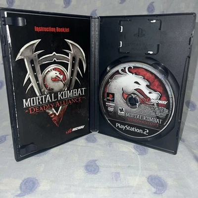 Mortal Kombat Deadly Alliance Sony PlayStation 2 PS2 con tarjeta de registro Foto 1 de 4