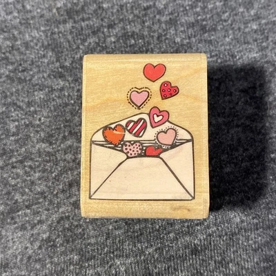 Love Mail - Sello de goma montado en madera Foto 1 de 4