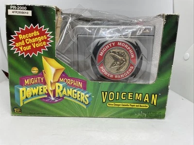 Power Rangers Voiceman Voice Changer Cassette Player/Recorder NM Complete W/tape - Image 1 of 4