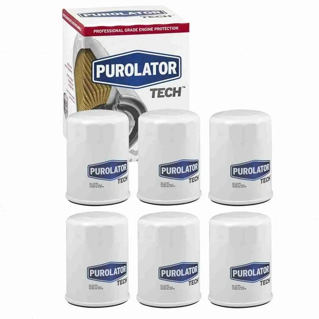 Filtro de aceite de motor Purolator 6 piezas para Mazda 626 1998-2001 2,5 U98EC Foto 1 de 1