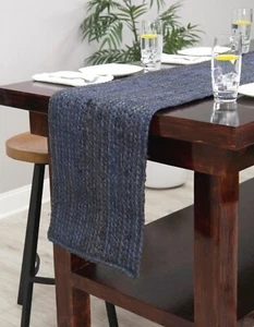 Table Runner Natural Jute Farmhouse Braided Kitchen Decor Jute Table Runner - Picture 1 of 6