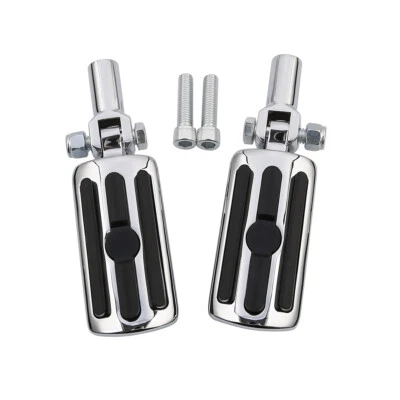 Soporte de estriba de pasajero soporte de horquilla apto para Harley Softail Fatboy 2000-2006 Foto 1 de 4