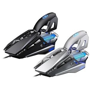 Mechanical Gaming Mouse Wired Cool Lighting 7 Buttons with Flap Tail for PC - Picture 1 of 7