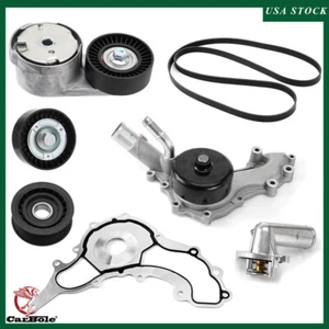 Drive Belt Tensioner Water Pump Serpentine Belt for Jeep/Dodge/Chrysler/VW 3.6L - Picture 1 of 23