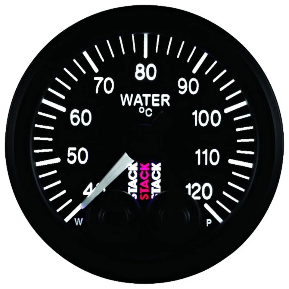 Stack 40-120ºC Pro Control Water Temperature Gauge Electronic Black 52mm 3507 - Image 1 of 1
