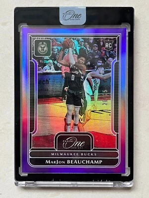 2022-23 Panini One and One Marjon Beauchamp Purple #103 Rookie RC Sealed 20/25 - Image 1 of 2