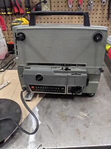 VINTAGE GAF ANSCOVISION 388 8mm SUPER-8 DUAL AUTOMATIC REEL TO REEL PROJECTOR