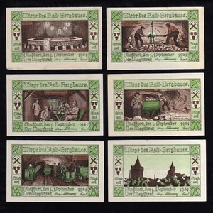 STASSFURT -  GERMANY NOTGELD  -  6 x 25 PFENNIG - Picture 1 of 2