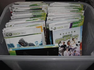 OFFICIAL MICROSOFT XBOX 360 GAME INSTRUCTION BOOKLETS - * ALL ONE PRICE * - Picture 1 of 1