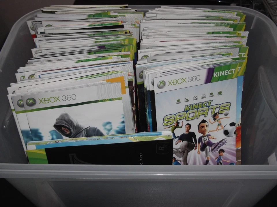 OFFICIAL MICROSOFT XBOX 360 GAME INSTRUCTION BOOKLETS - * ALL ONE PRICE * - Image 1 of 1