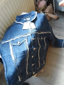 New look Brand New denim jacket size 8 - Picture 1 of 5