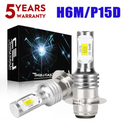 Par de bombillas LED blancas brillantes H6M kit para Yamaha Grizzly 700 2016-2024 Foto 1 de 4