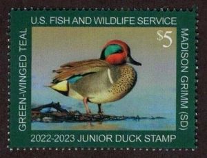 SELLO DE PATO JDS 30 2022 JUNIOR - MOGNH - VF/XF - CV $10.00 (ESP-STOCK) - Imagen 1 de 1