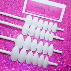 Ready To Wear - White Out | Bright White | Sarg oder Stiletto Press On Nagel Set - Bild 1 von 7