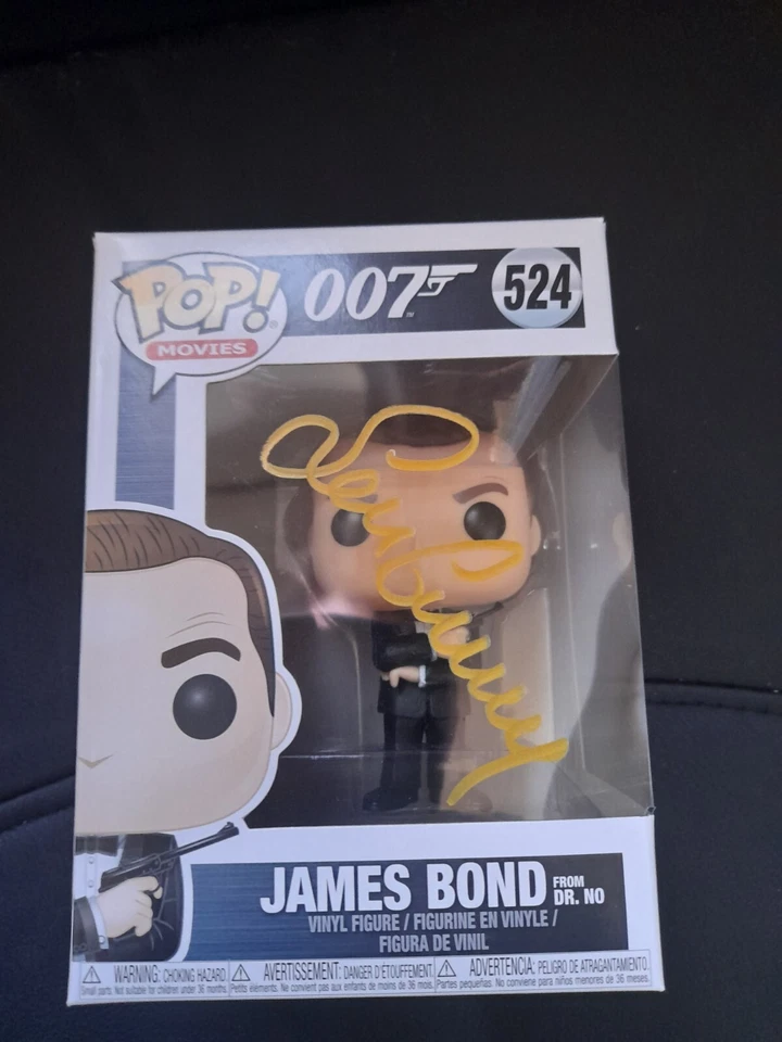 James Bond 524 Dr firmado por Sean Connery sin certificado de autenticidad Funko Pop Foto 1 de 4
