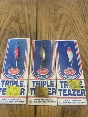 3 cucharas Schoff’s Triple Teazers vintage nuevas stock antiguo en paquete original sellado Foto 1 de 4