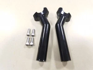 6.5" Aluminum Pullback Handlebar Risers For Harley Dyna FXD Sportster 883 1200 - Picture 1 of 8