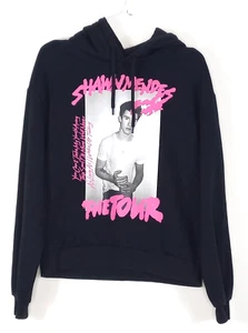 Shawn Mendes 2019 Tour Hoodie Black Medium Concert Merch Graphic Jumper - Picture 1 of 8