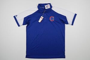Antigua Men's Chicago Cubs Blue Performance Golf Polo Shirt MLB Size Large NWT
