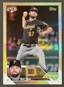2023 Topps Update #US223 Cody Bolton RAINBOW FOIL ROOKIE