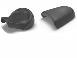 BLACK TOURING RIDER / PASSENGER SEAT FIT FOR ROYAL ENFIELD METEOR 350cc # - Bild 1 von 9