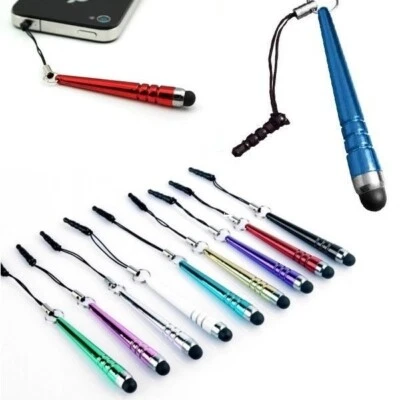3.5mm dust plug Touch Screen STYLUS Pen Universal For iPhone iPad Samsung Tablet - Image 1 of 4