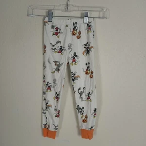Pottery Barn Kids Disney Mickey Mouse Halloween Pajama Bottoms Size 4 - Picture 1 of 8