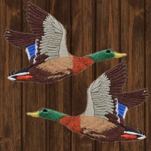 Duck Embroidered Patch — 2-Pack — Iron On - Picture 1 of 1