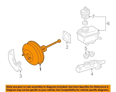 Amplificador de freno eléctrico usado se adapta a: Volkswagen Jetta City Canadá 2005 solo con electrón Foto 1 de 3