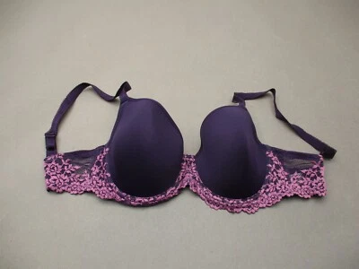 32DD WACOAL Womens Multicolor Lined Underwire Back Closure  Lace Bra 7M - Изображение 1 из 4