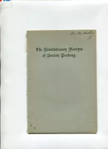 Vintage Broschüre REVOLUTIONÄRE MÄRTYRER DER ANTIKEN PACHAUG CT Daniel Phillips - Bild 1 von 2