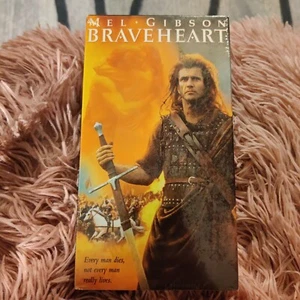 1995 BRAVEHEART  Mel Gibson VHS Movie 2 Tape Set Factory Sealed - Picture 1 of 5