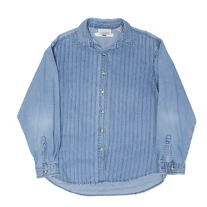 CASEY & MAX Denim Shirt Blue Long Sleeve Womens M - Picture 1 of 6